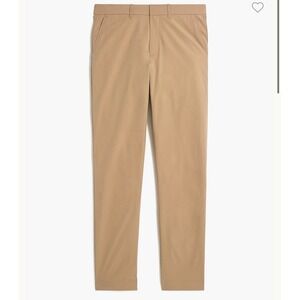 J.Crew‎ Men's The Tech Thompson Pants Flex Size 32x34 Beige Tapered
